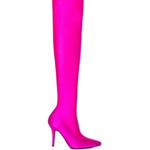 AZALEA WANG " STILLETTO STALLION " -FUCHSIA BOOT ( BRAND NEW !!!!!!!!!!!!!